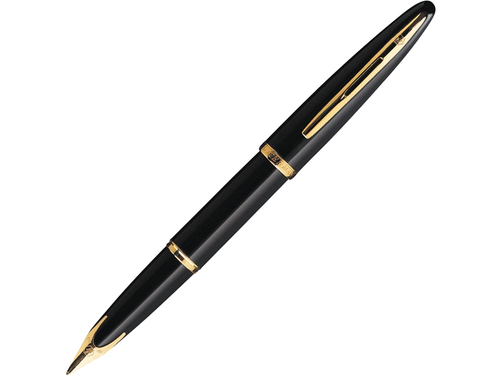 Ручка перьевая Waterman «Carene Black Sea GT F», черный/золотистый