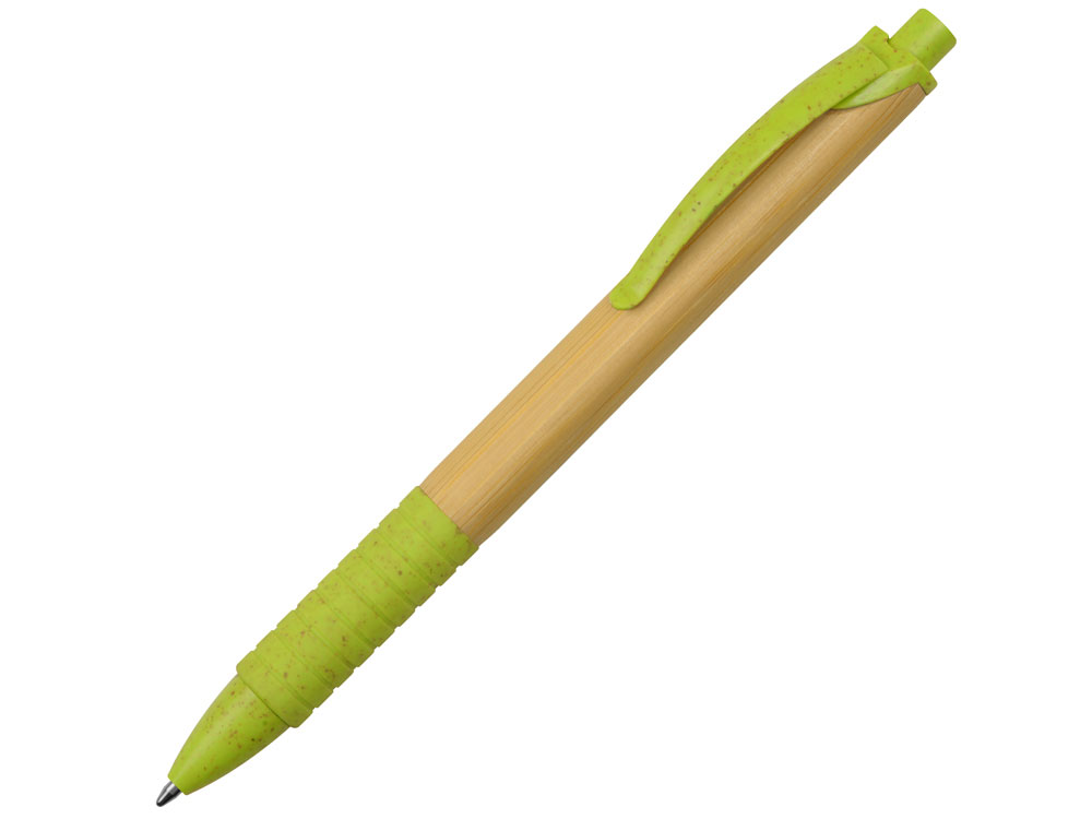 Ручка из бамбука и переработанной пшеницы шариковая 