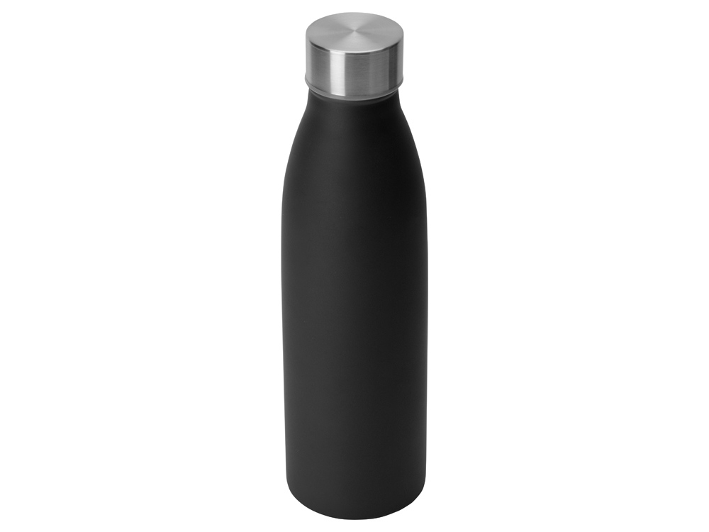 Стальная бутылка "Rely", 800 мл, черный матовый