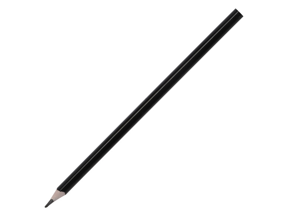 Трехгранный карандаш "Conti" из переработанных контейнеров, черный