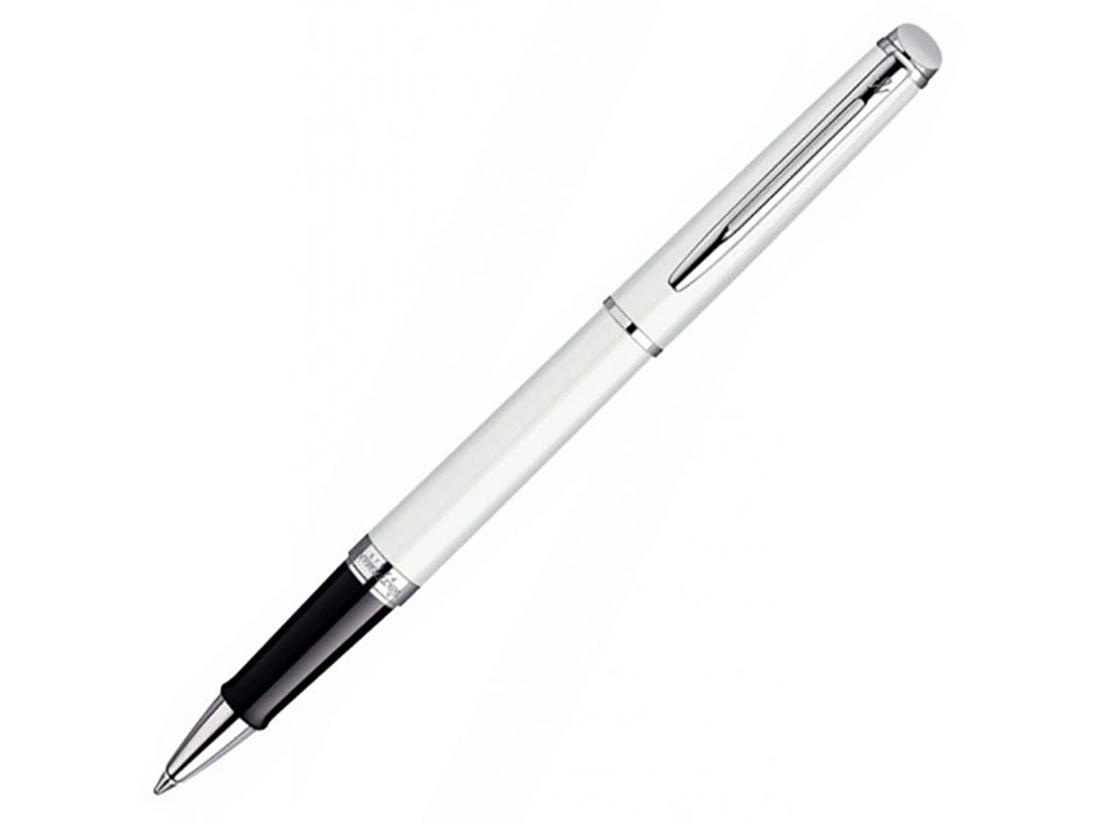 Ручка роллер Waterman «Hemisphere White CТ F», белый/серебристый
