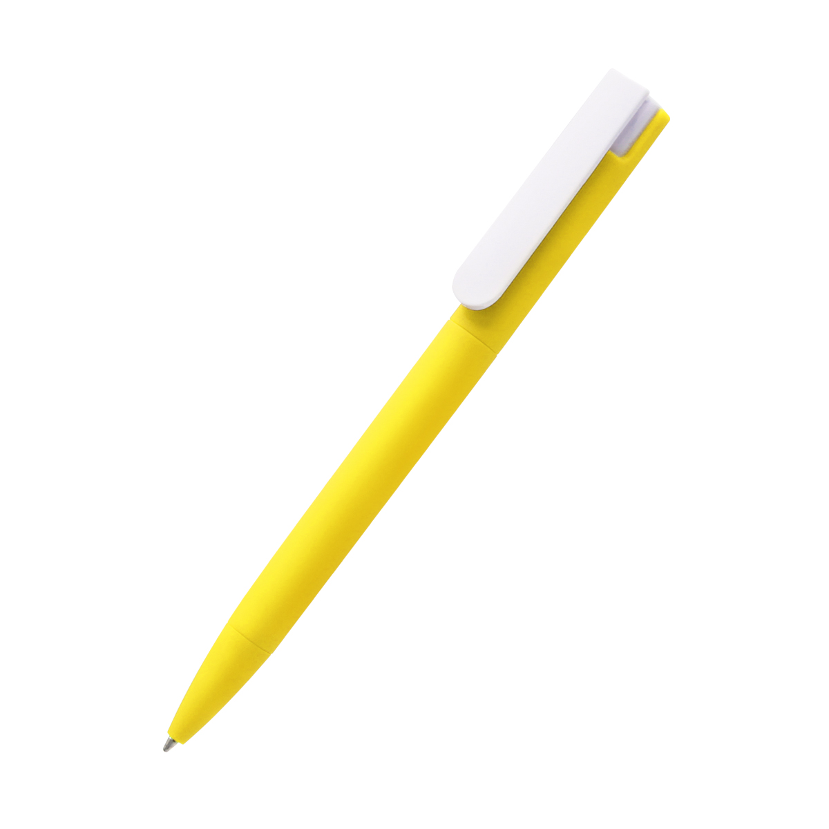 Ручка шариковая Mira Soft - Желтый KK, Желтый KK