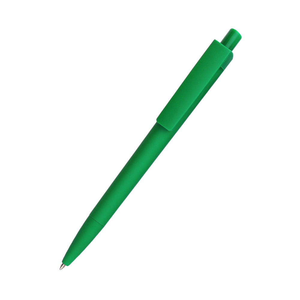 Ручка шариковая Agata софт-тач - Зеленый FF, Зеленый FF