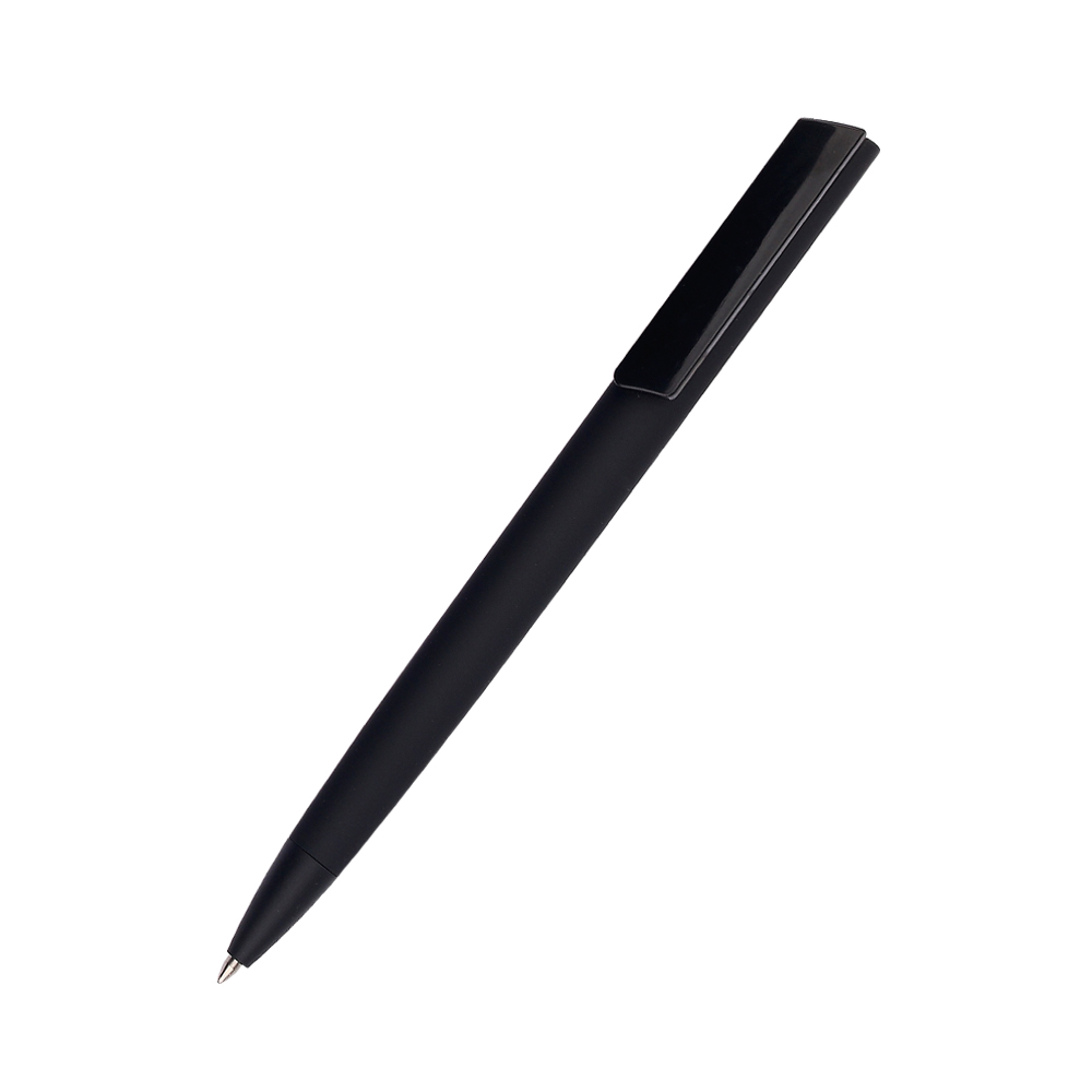 Ручка шариковая Lavy софт-тач - Черный AA, Черный AA