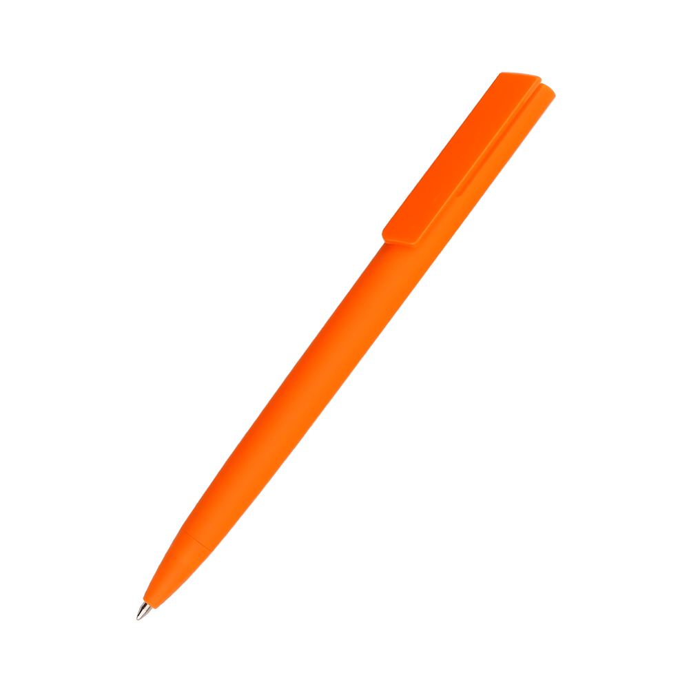 Ручка шариковая Lavy софт-тач - Оранжевый OO, Оранжевый OO