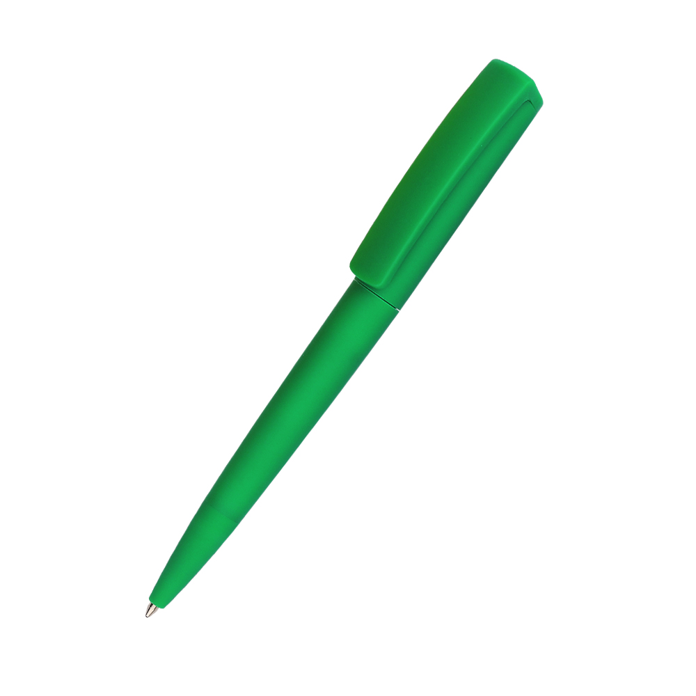 Ручка шариковая Jangle софт-тач - Зеленый FF, Зеленый FF