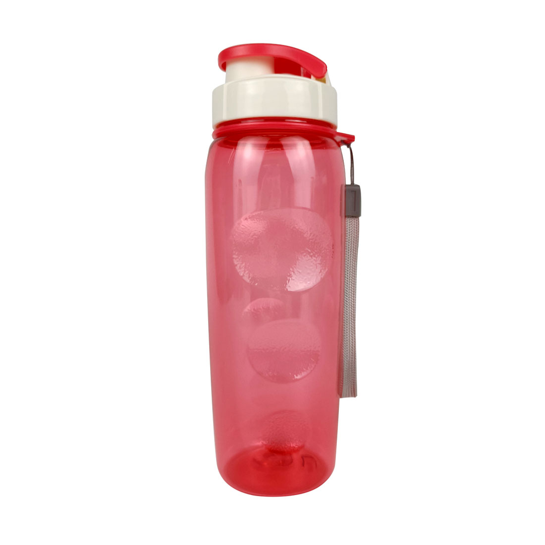 Пластиковая бутылка Сингапур (с клапаном) - Красный PP, Красный PP
