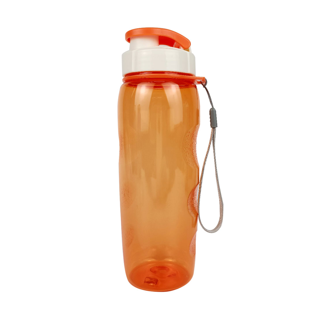 Пластиковая бутылка Сингапур (с клапаном) - Оранжевый OO, Оранжевый OO