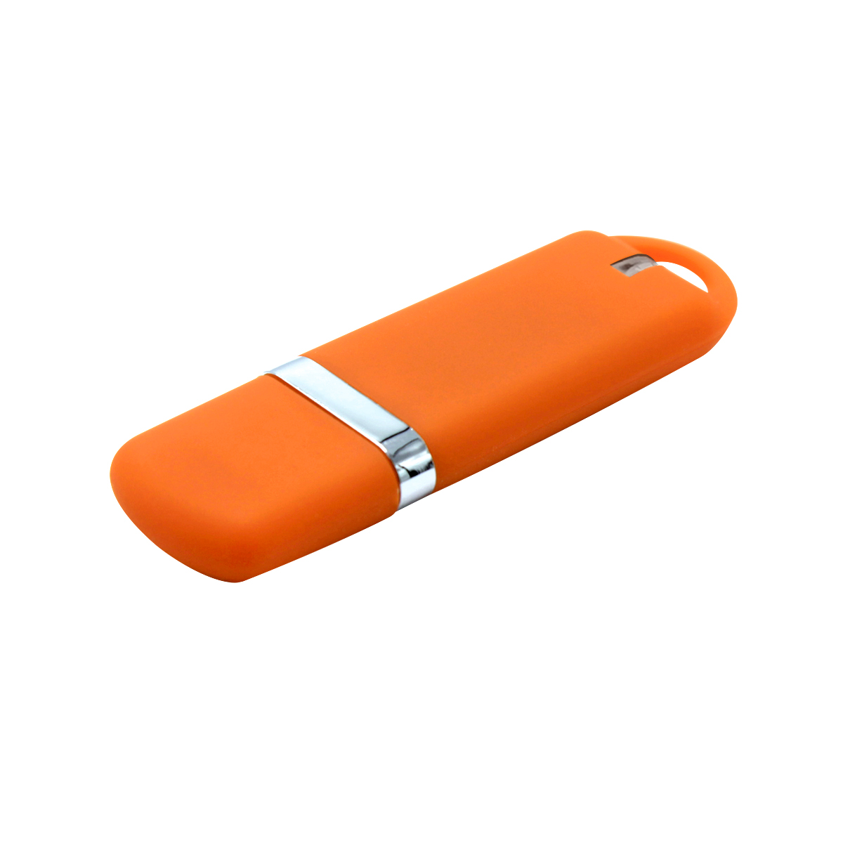 Флешка "Shape" с покрытием Софт Тач 16 Гб - Оранжевый OO, Оранжевый OO