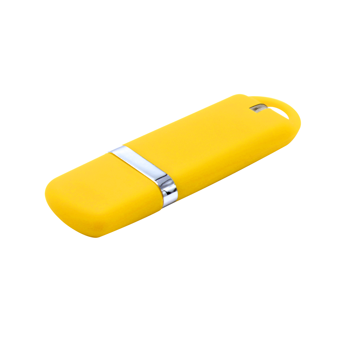 Флешка "Shape" с покрытием Софт Тач 16 Гб - Желтый KK, Желтый KK