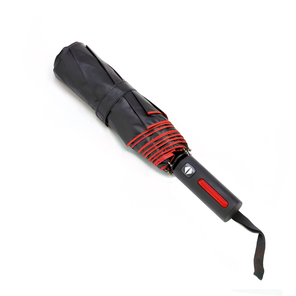 Автоматический противоштормовой складной зонт Sherp - Красный PP, Красный PP