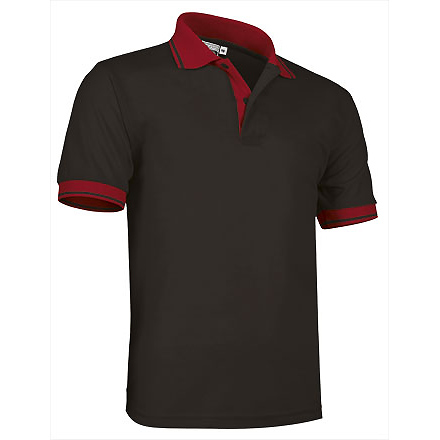 Рубашка поло COMBI (цветная), Черный AA, S
