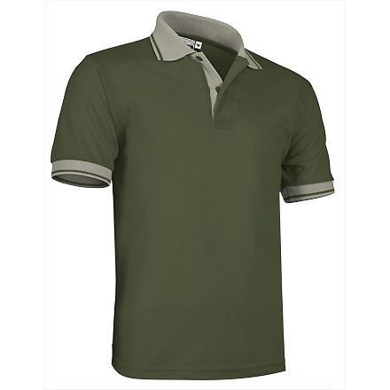 Рубашка поло COMBI (цветная), Темно-зеленый VV, S