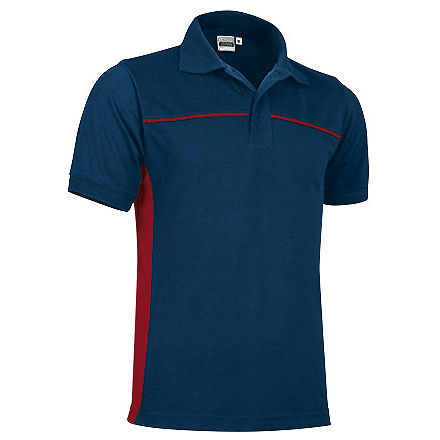 Спортивная рубашка поло THUNDER (синяя), Бордовый QQ, S