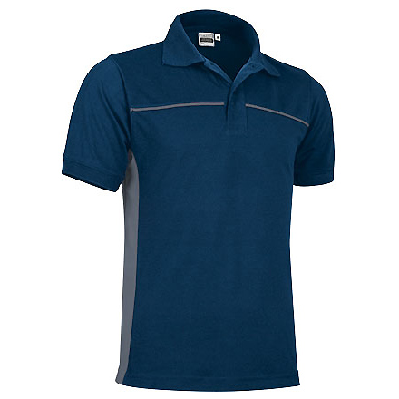 Спортивная рубашка поло THUNDER (синяя), Серый CC, S