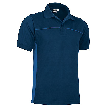Спортивная рубашка поло THUNDER (синяя), Синий HH, S