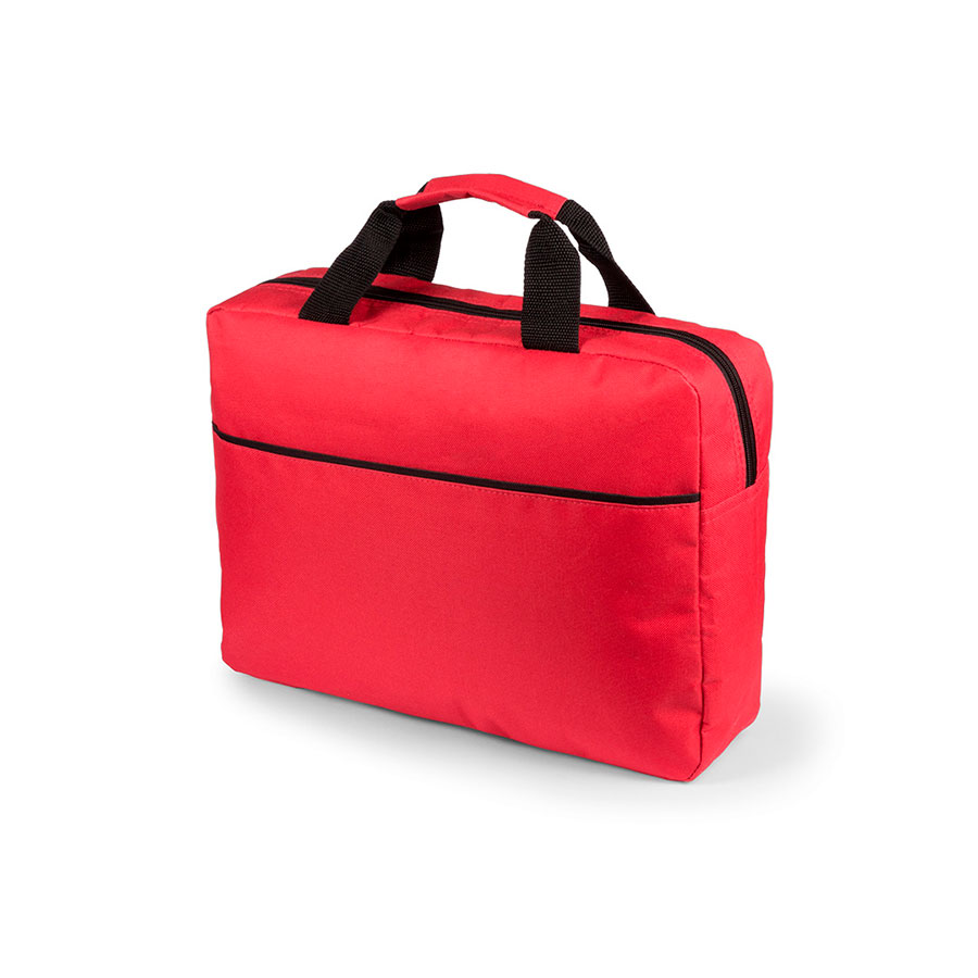 Конференц-сумка HIRKOP, красный, 38 х 29,5 x 9 см, 100% полиэстер 600D
