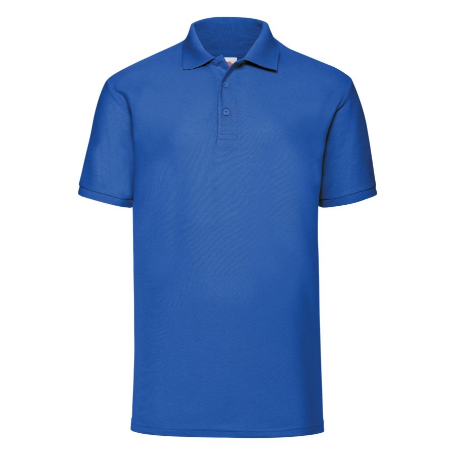 Рубашка поло мужская  "65/35 Polo", ярко-синий_S, 65% п/э, 35% х/б, 180 г/м2