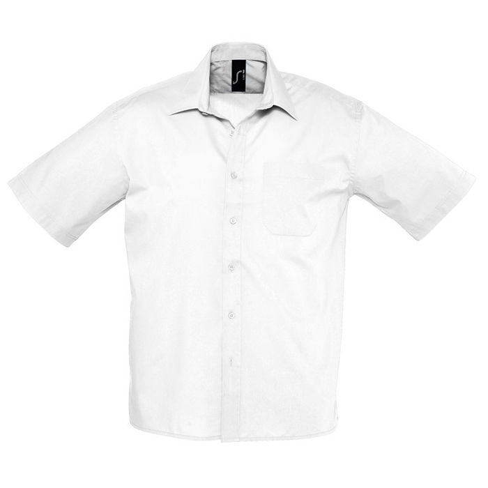 Рубашка "Bristol", белый_S, 65% полиэстер, 35% хлопок, 105г/м2