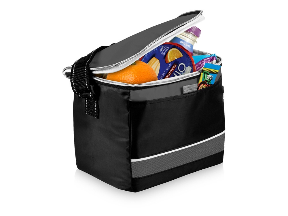 Спортивная сумка-холодильник "Levi", черный/серый
