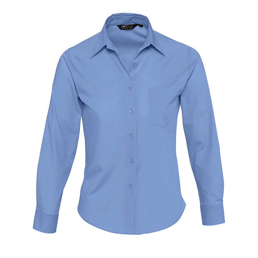 Рубашка "Executive", васильковый_S, 65% полиэстер, 35% хлопок, 105г/м2