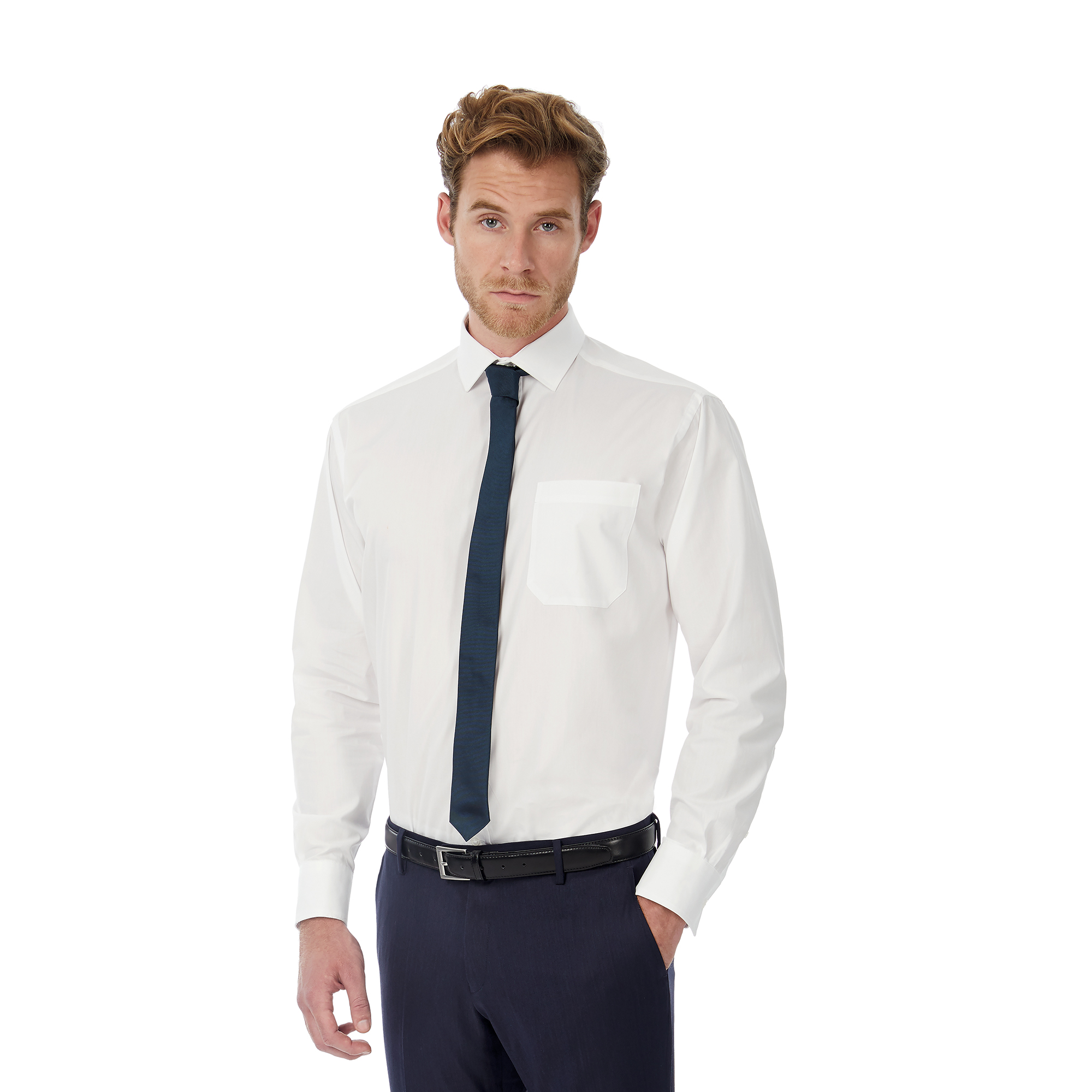 Рубашка мужская с длинным рукавом Heritage LSL/men белый