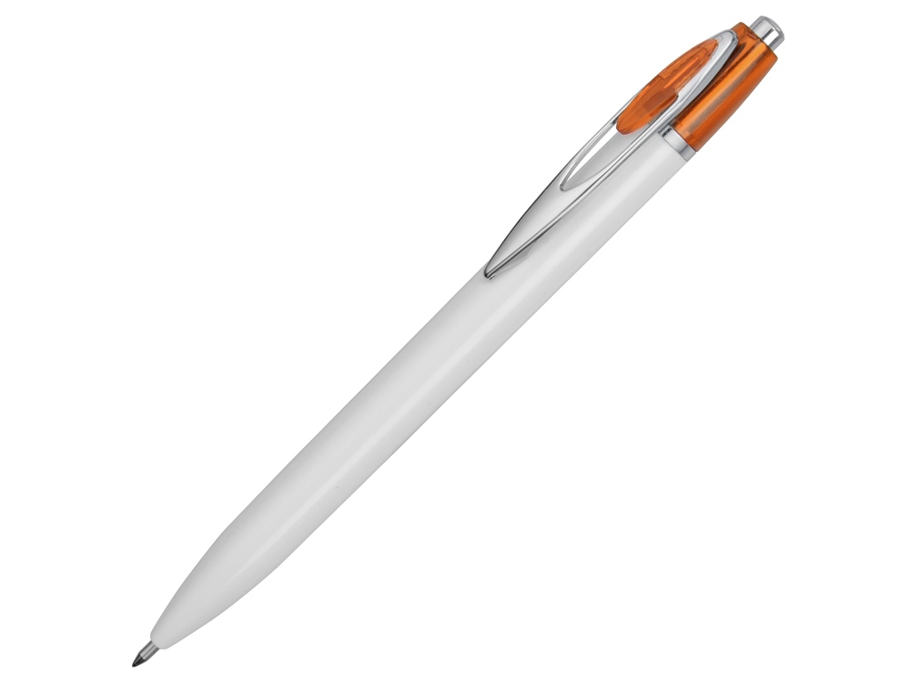 Ручка шариковая Celebrity «Эллингтон», белый/оранжевый