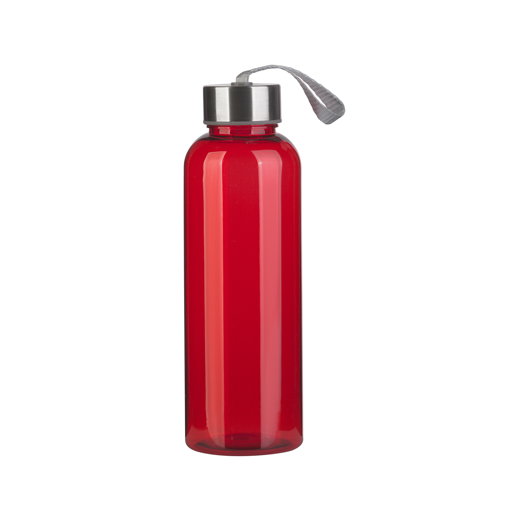 Бутылка для воды "H2O", 0,5 л красный