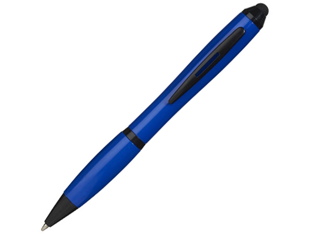 Ручка-стилус шариковая "Nash", ярко-синий/черный