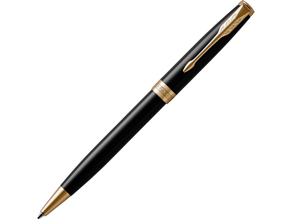 Ручка шариковая «Parker Sonnet Core Black Lacquer GT», черный/золотистый