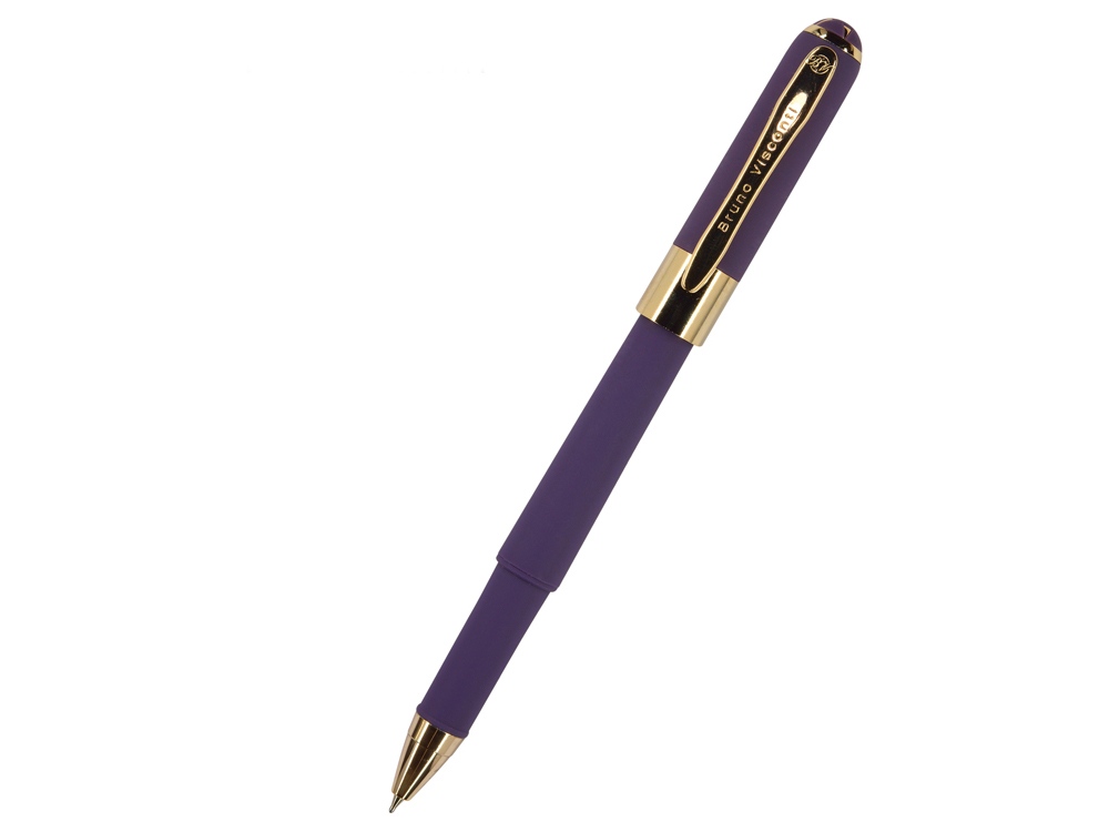 Ручка пластиковая шариковая «Monaco», 0,5мм, синие чернила, виноградный