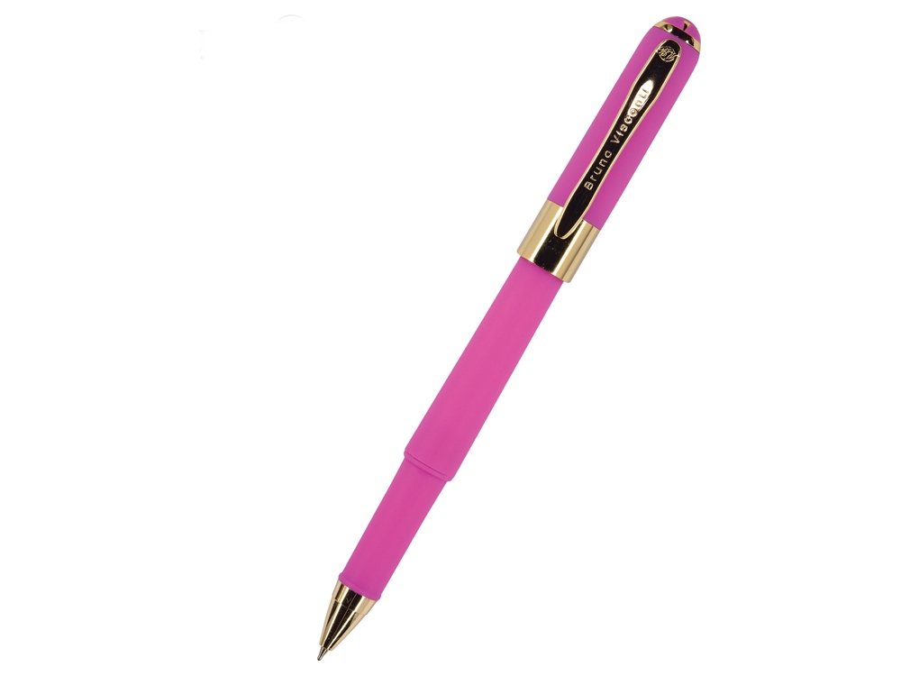 Ручка пластиковая шариковая «Monaco», 0,5мм, синие чернила, ярко-розовый