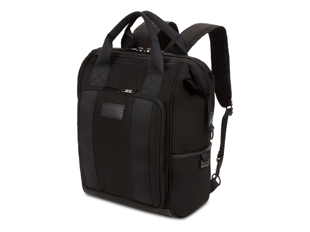 Рюкзак SWISSGEAR 16,5" Doctor Bags, черный, полиэстер 900D/ПВХ, 29 x 17 x 41 см, 20 л