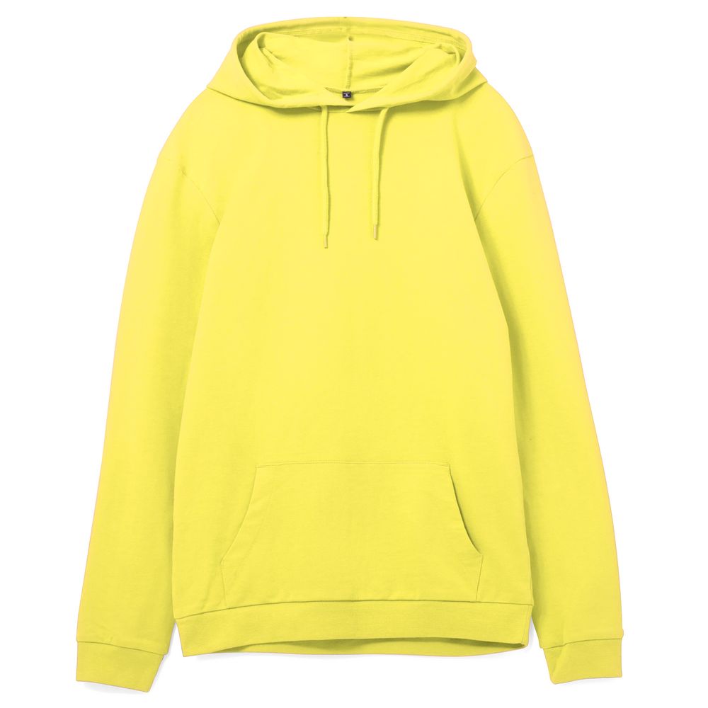 Толстовка с капюшоном унисекс Hoodie, желтая, размер L