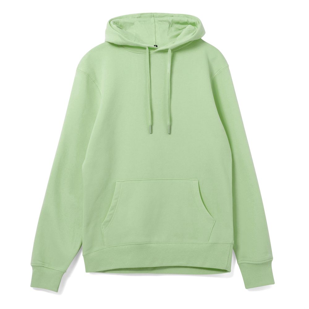 Толстовка с капюшоном унисекс Hoodie, светло-зеленая, размер L