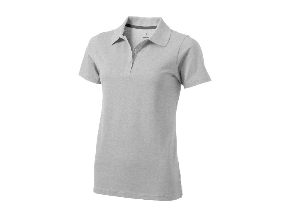 Рубашка поло "Seller" женская, серый меланж