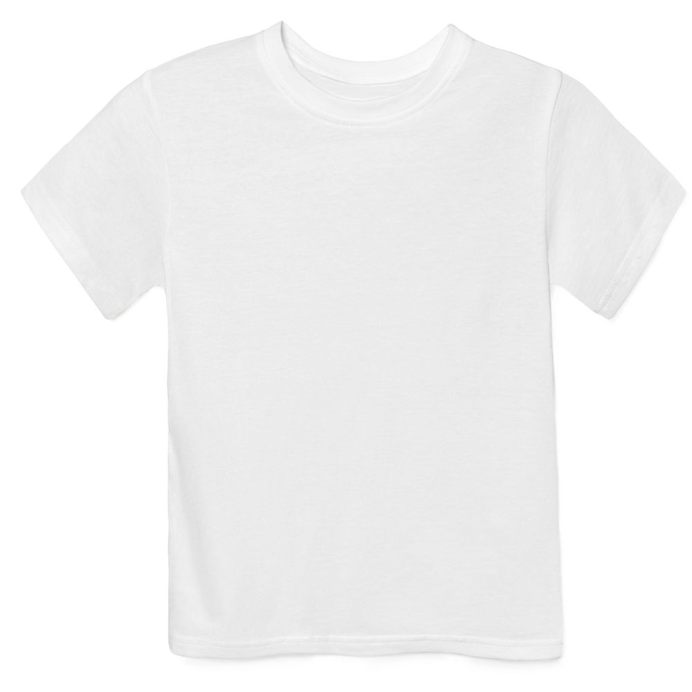 Футболка детская T-bolka Fit Kids, белая, на рост 96-104 см (4 года)
