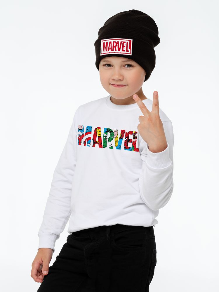 Свитшот детский Marvel Avengers, белый, 4 года (96-104 см)