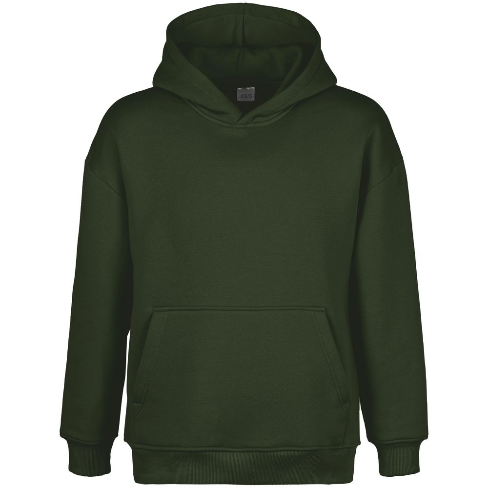 Худи Kulonga Oversize, темно-зеленый хаки, размер ХS/S