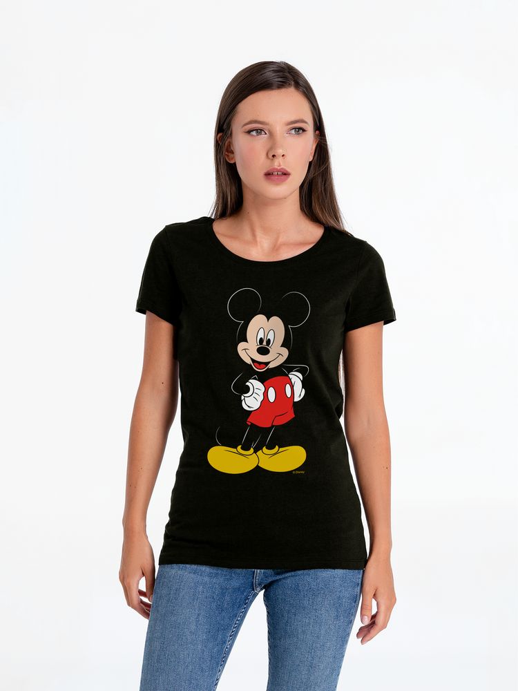 Футболка женская I Am Mickey, черная, размер M