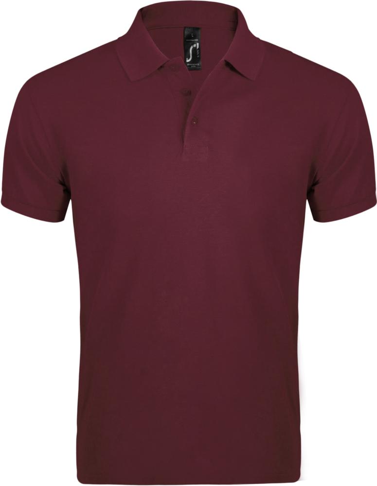 Рубашка поло мужская Prime Men 200 бордовая, размер 3XL