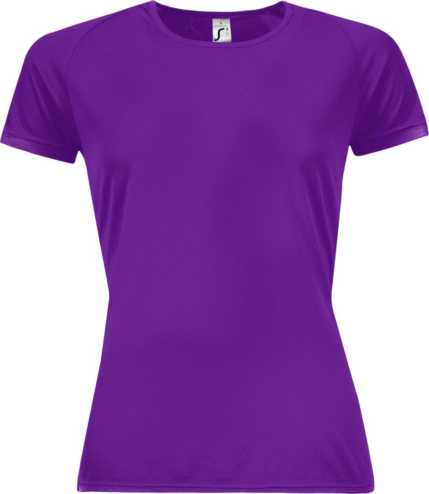 Футболка женская Sporty Women 140 темно-фиолетовая, размер L