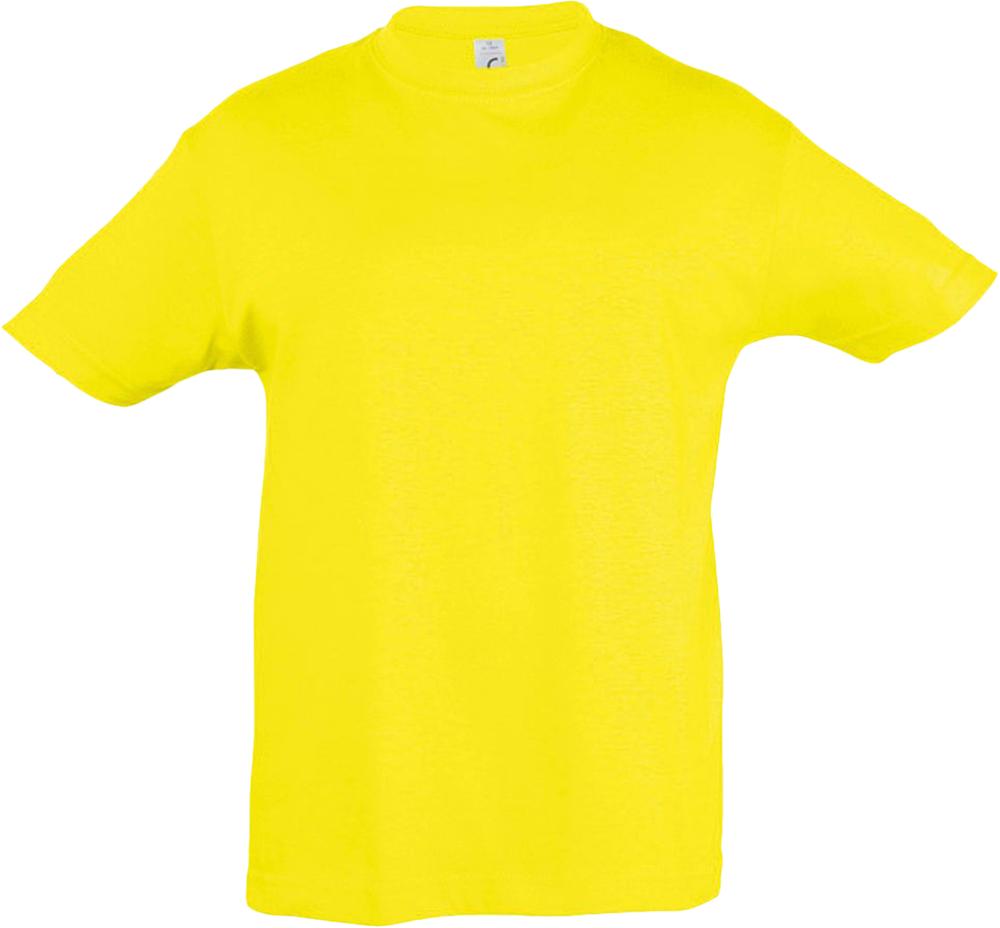 Футболка детская Regent Kids 150 желтая (лимонная), на рост 96-104 см (4 года)