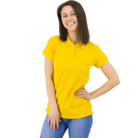 Рубашка поло Rock Lady, женская (желтая, S)