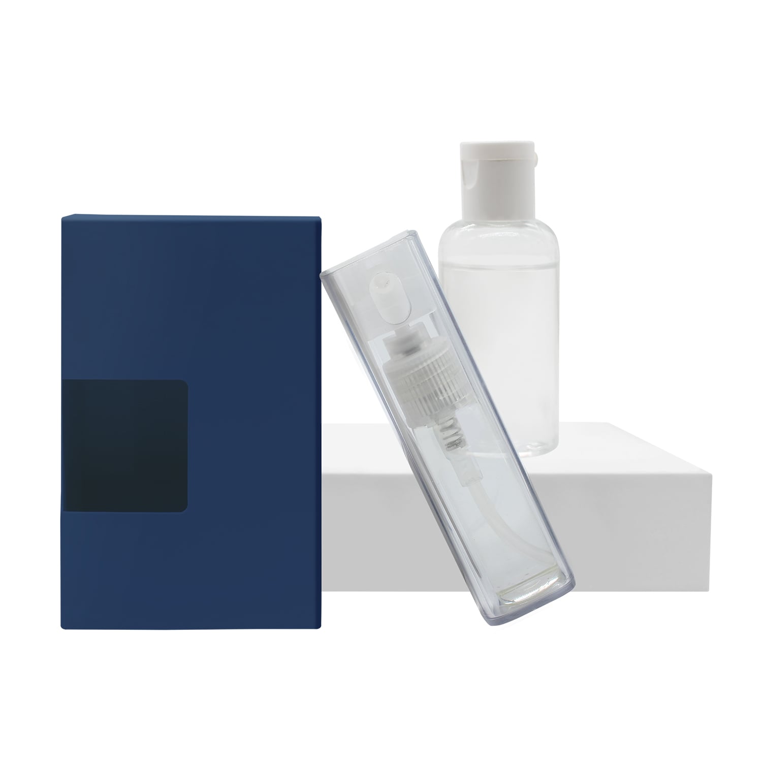 Набор антисептиков для рук REFILLABLE White, 60 мл (кобальт )