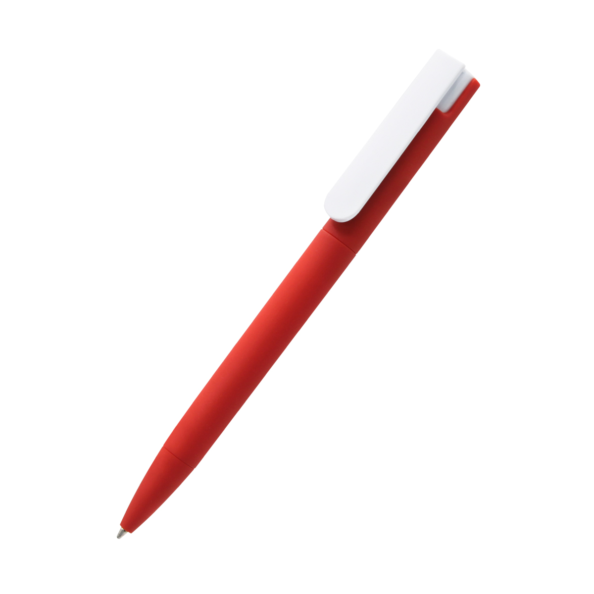 Ручка шариковая Mira Soft - Красный PP, Красный PP