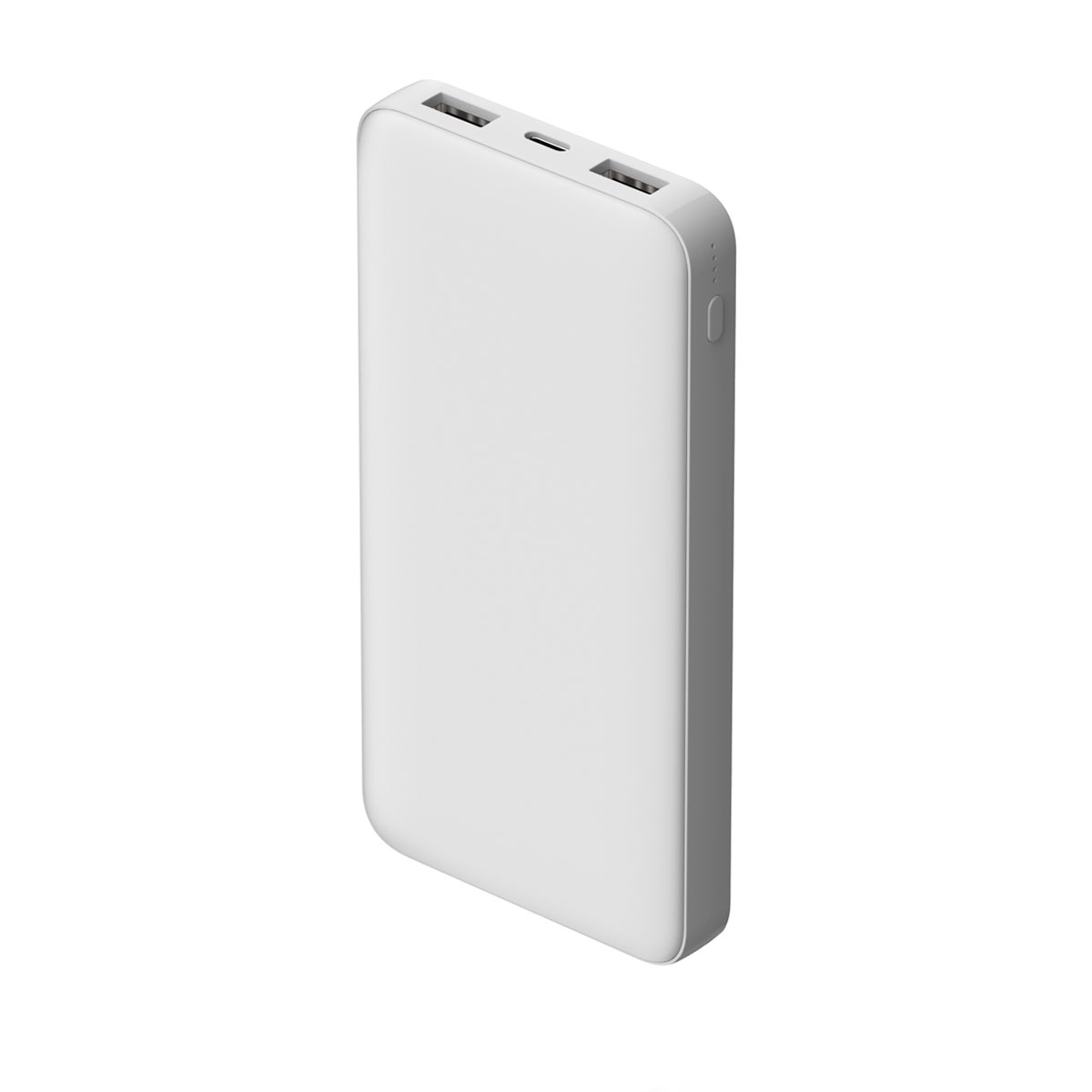 Внешний аккумулятор Polus 10000 mAh софт-тач - Белый BB, Белый BB