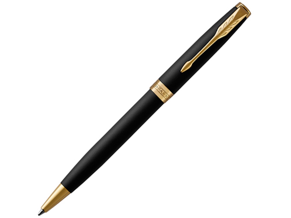 Ручка шариковая «Parker Sonnet Core Matte Black GT», черный/золотистый